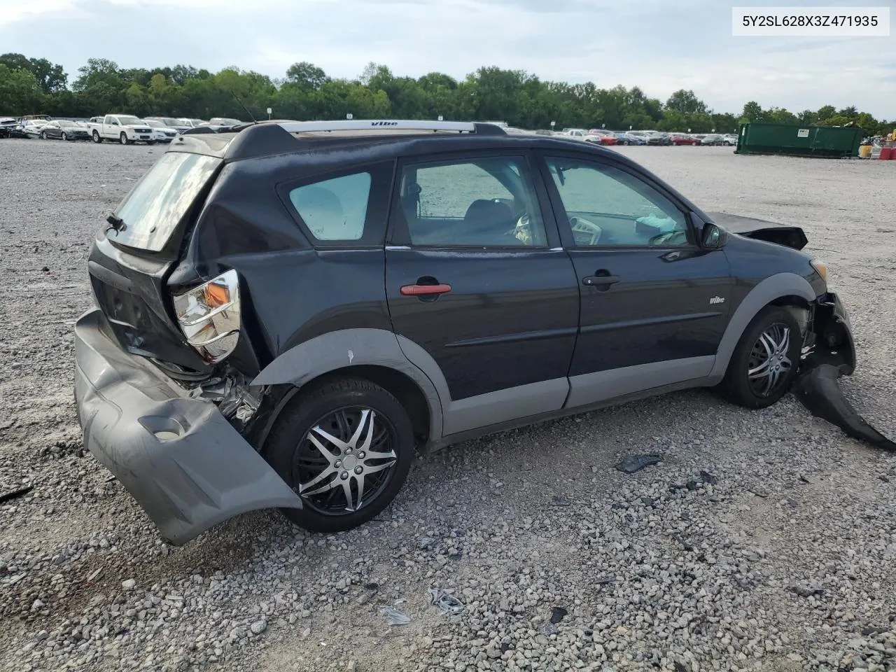 2003 Pontiac Vibe VIN: 5Y2SL628X3Z471935 Lot: 59551004