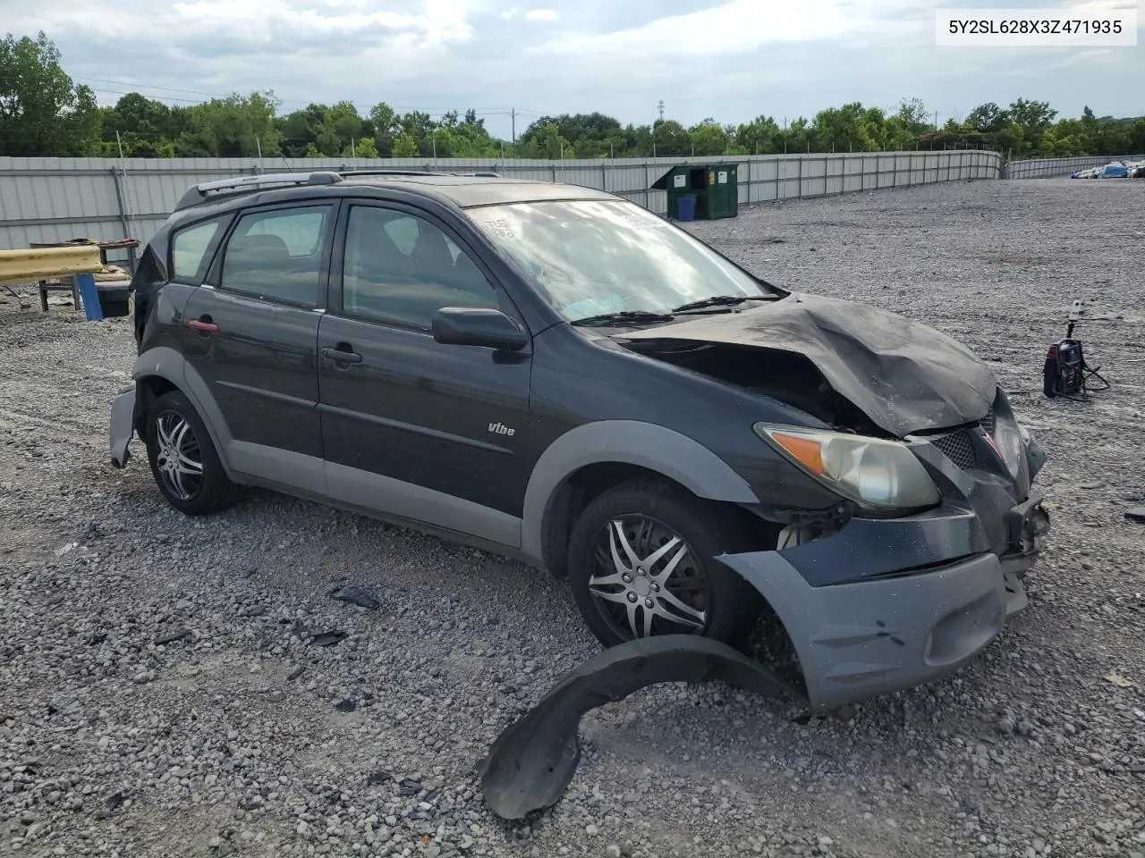 2003 Pontiac Vibe VIN: 5Y2SL628X3Z471935 Lot: 59551004