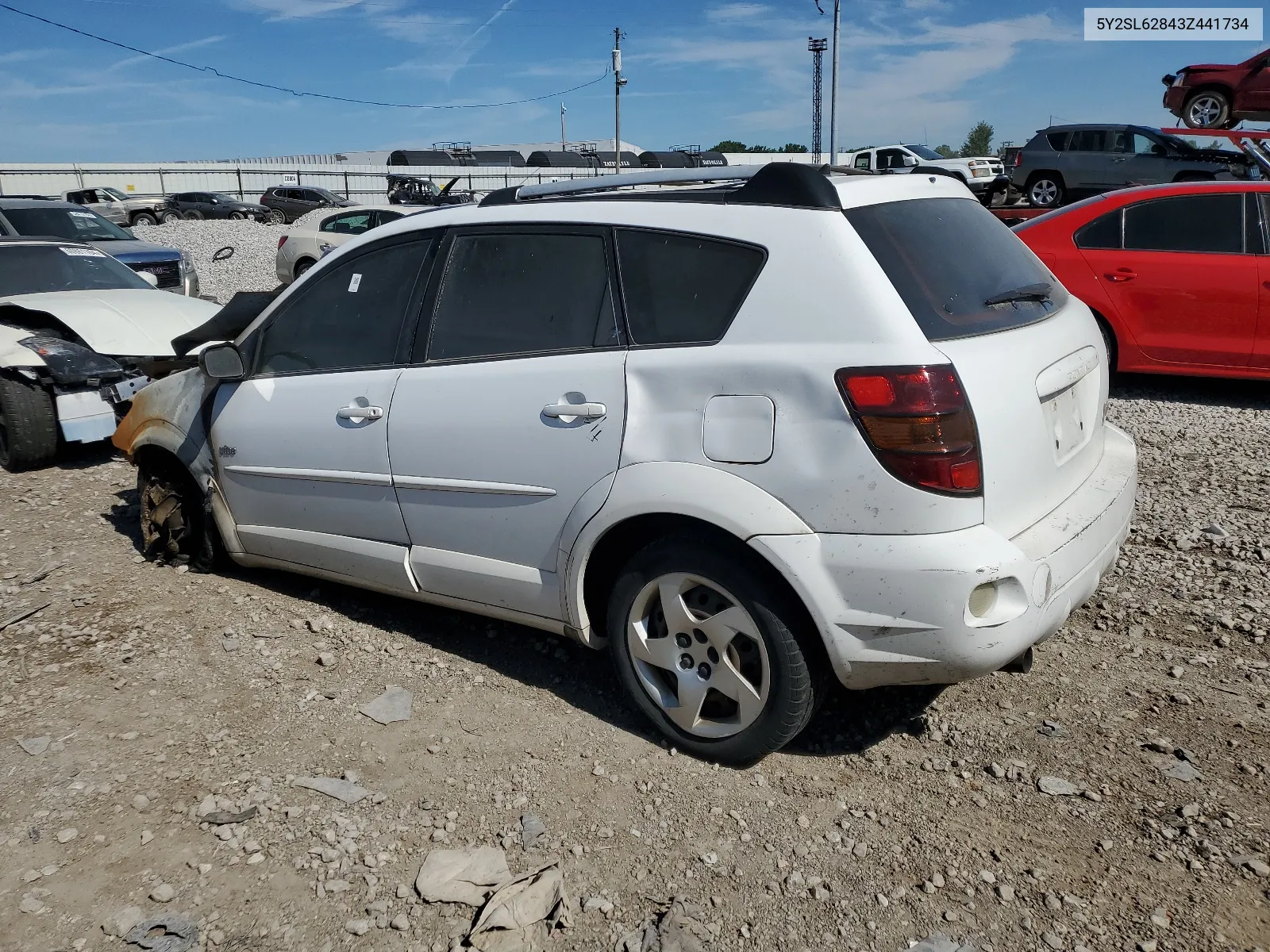 2003 Pontiac Vibe VIN: 5Y2SL62843Z441734 Lot: 60904824