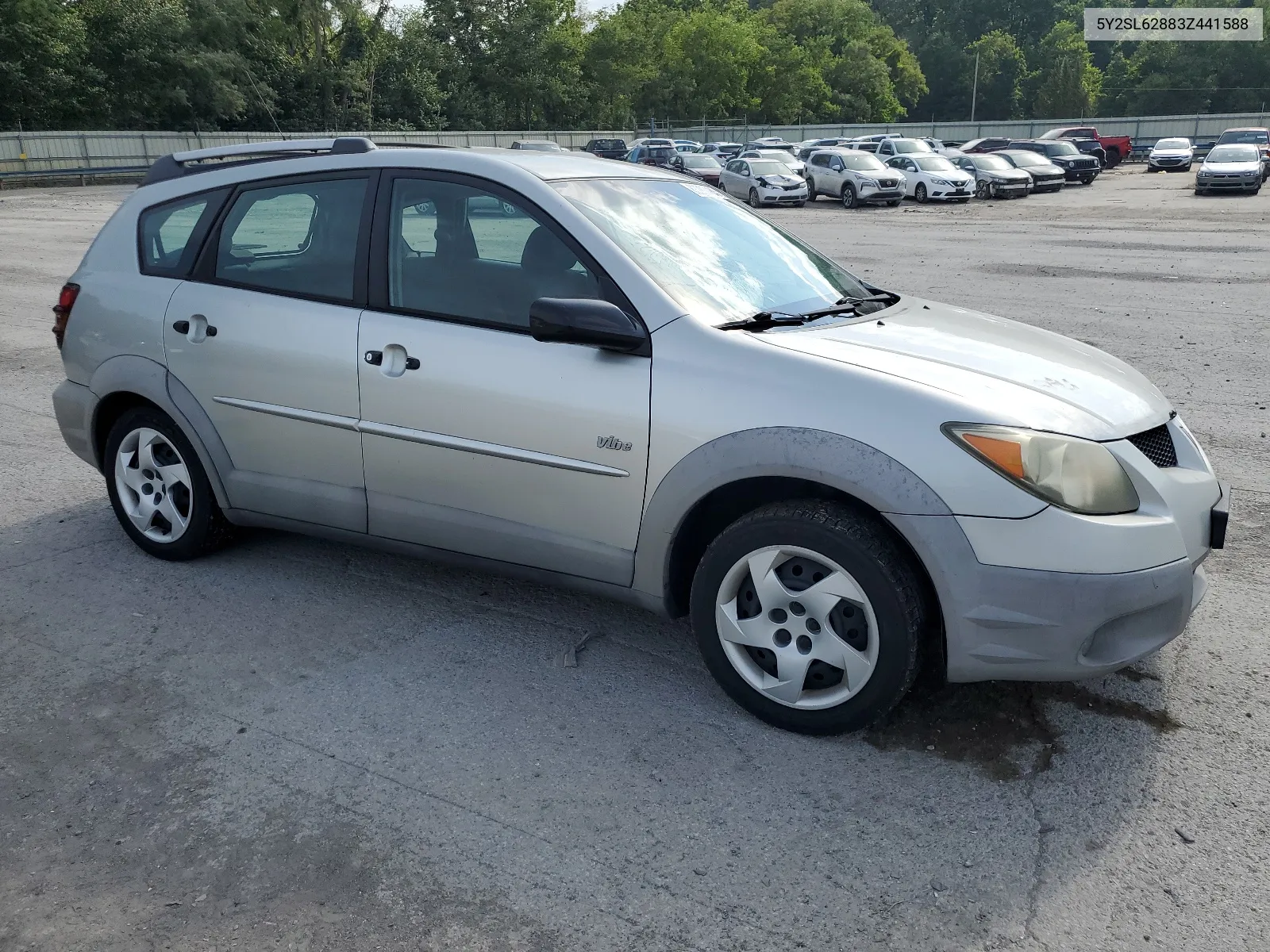 2003 Pontiac Vibe VIN: 5Y2SL62883Z441588 Lot: 63287484