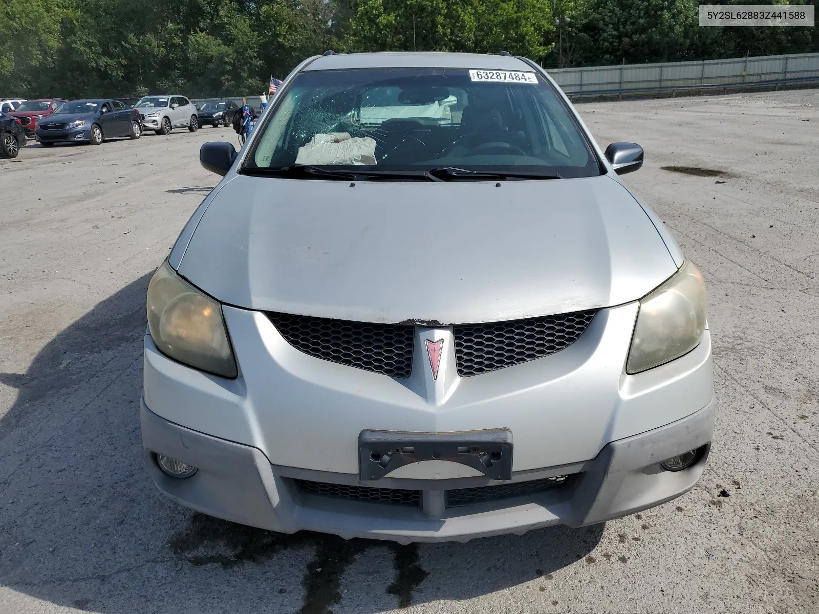 2003 Pontiac Vibe VIN: 5Y2SL62883Z441588 Lot: 63287484