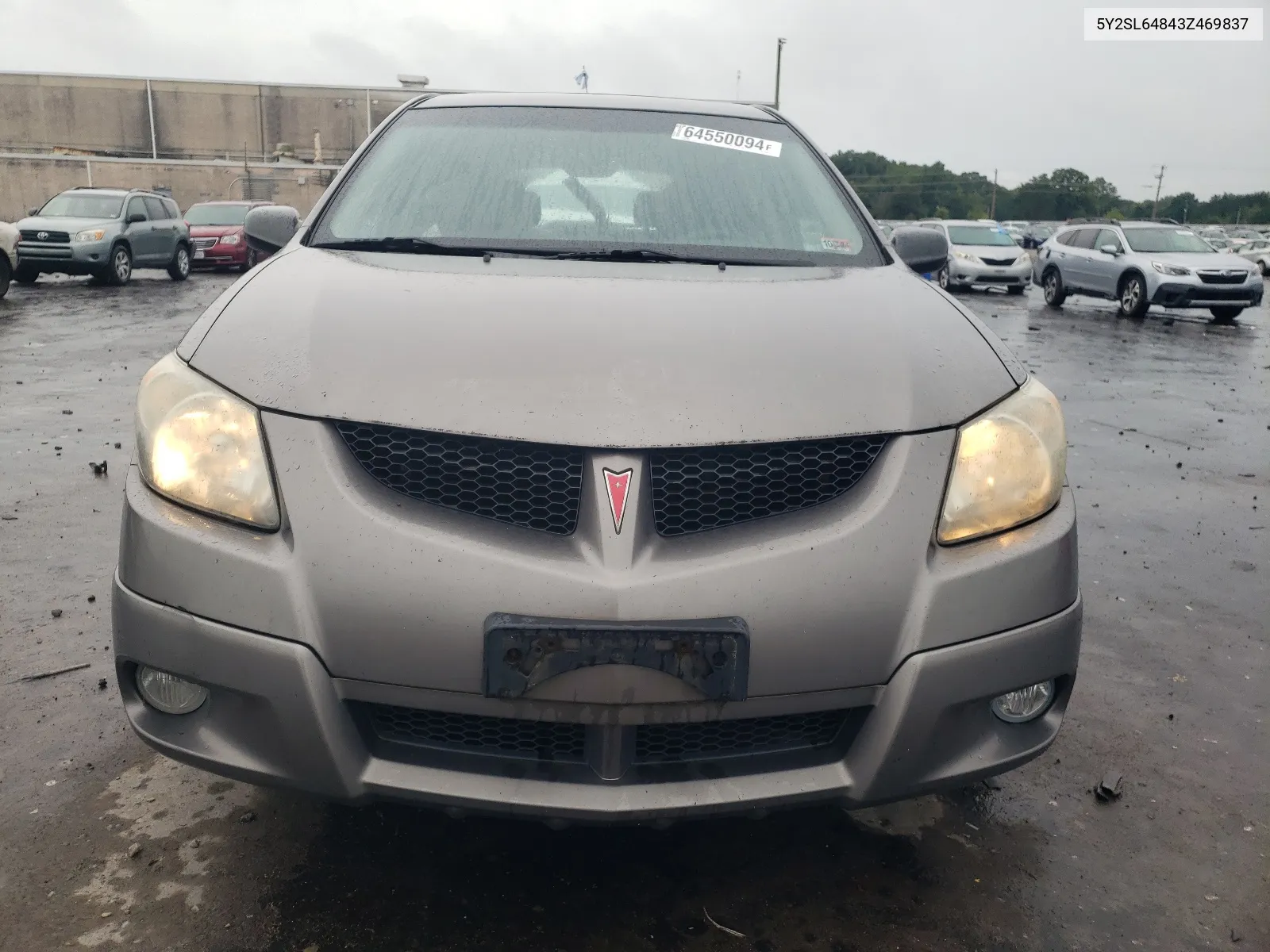 2003 Pontiac Vibe VIN: 5Y2SL64843Z469837 Lot: 64550094