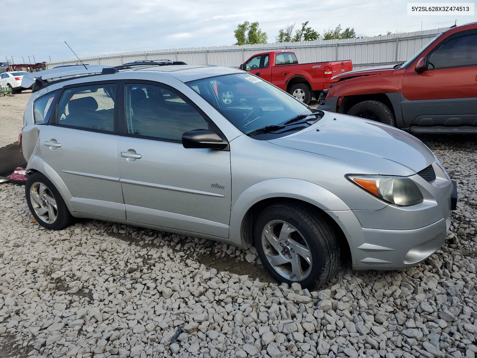 2003 Pontiac Vibe VIN: 5Y2SL628X3Z474513 Lot: 66166914