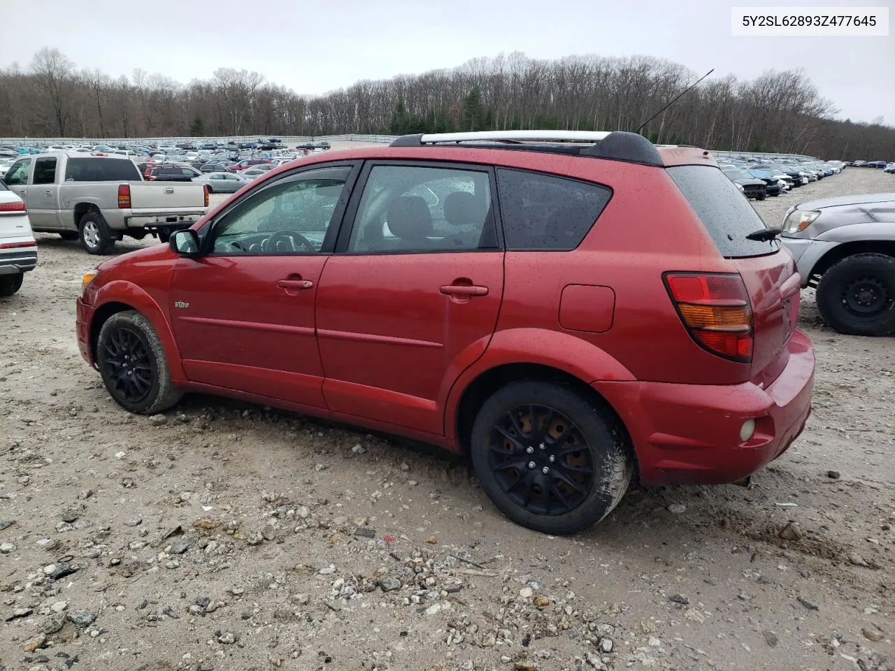 2003 Pontiac Vibe VIN: 5Y2SL62893Z477645 Lot: 76874863