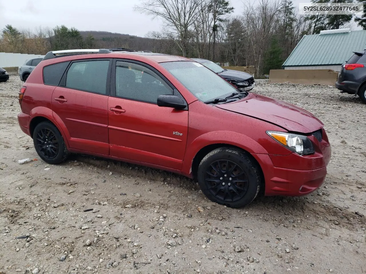 2003 Pontiac Vibe VIN: 5Y2SL62893Z477645 Lot: 76874863