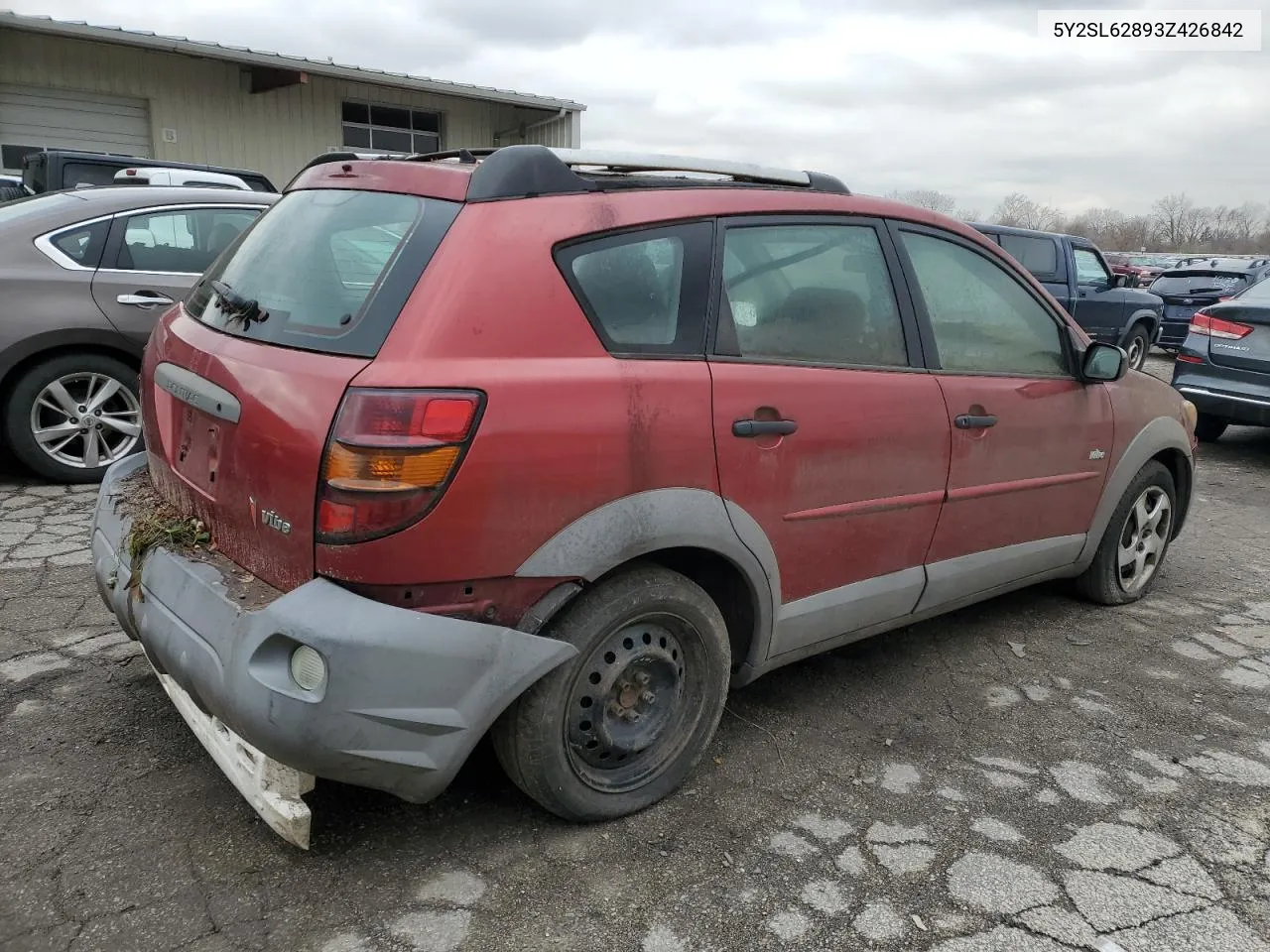 2003 Pontiac Vibe VIN: 5Y2SL62893Z426842 Lot: 77177773