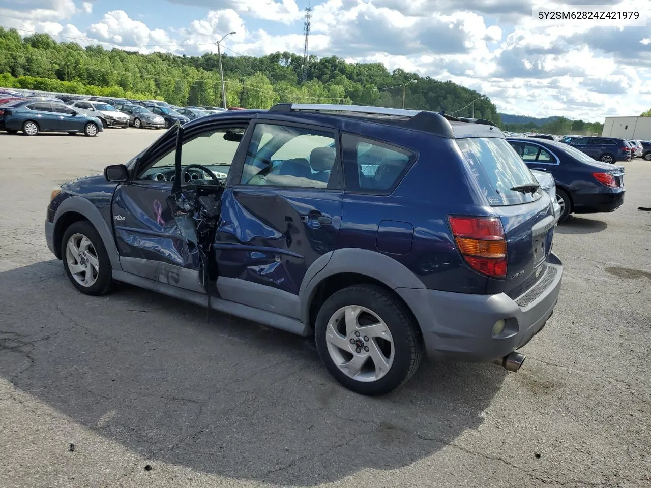 2004 Pontiac Vibe VIN: 5Y2SM62824Z421979 Lot: 53490194