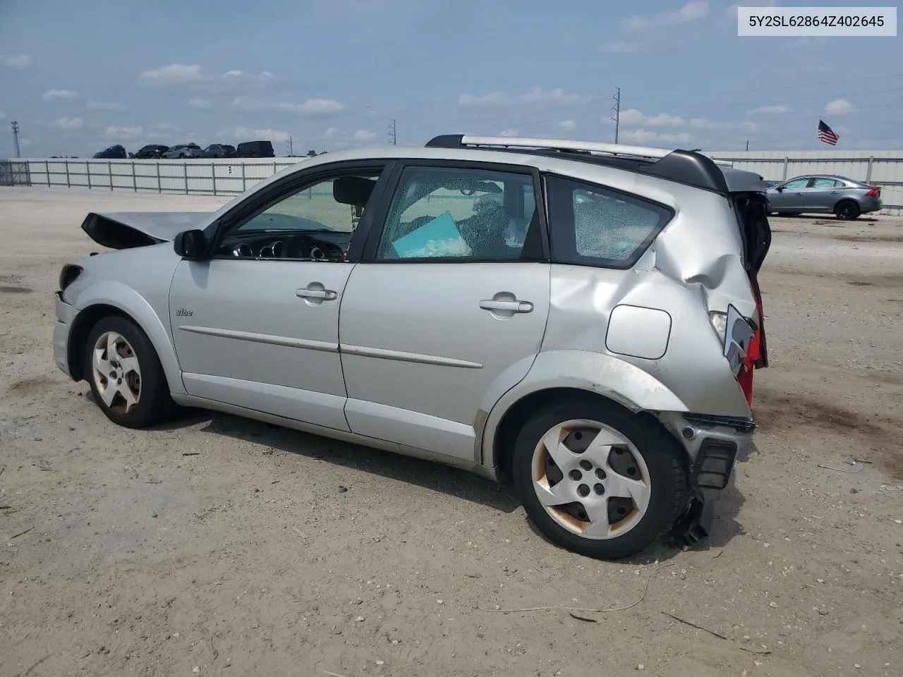 2004 Pontiac Vibe VIN: 5Y2SL62864Z402645 Lot: 55229784