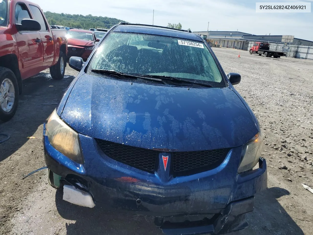 2004 Pontiac Vibe VIN: 5Y2SL62824Z406921 Lot: 57158254