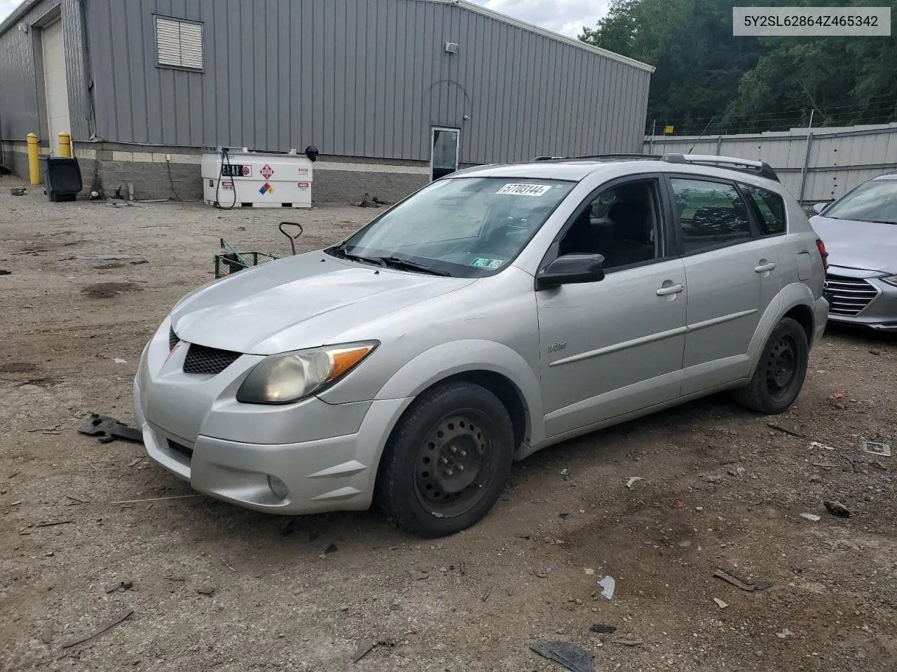 2004 Pontiac Vibe VIN: 5Y2SL62864Z465342 Lot: 57703144