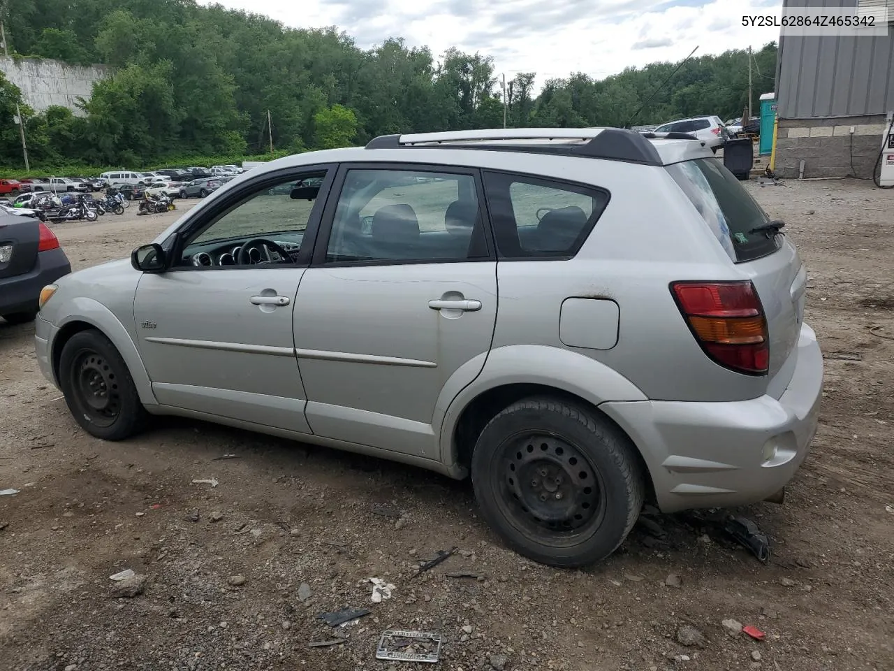 2004 Pontiac Vibe VIN: 5Y2SL62864Z465342 Lot: 57703144