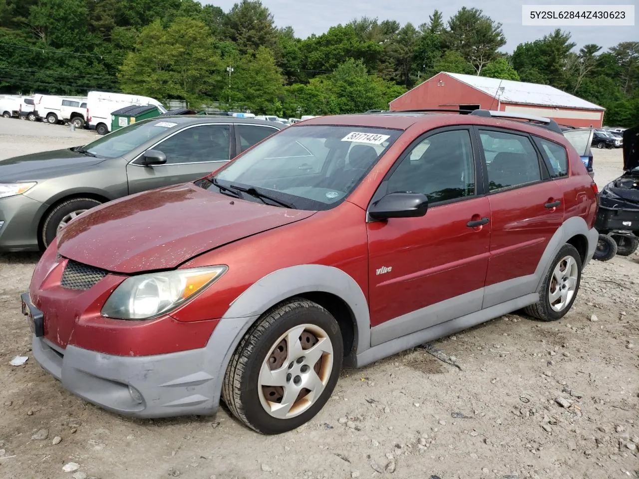 2004 Pontiac Vibe VIN: 5Y2SL62844Z430623 Lot: 58171434