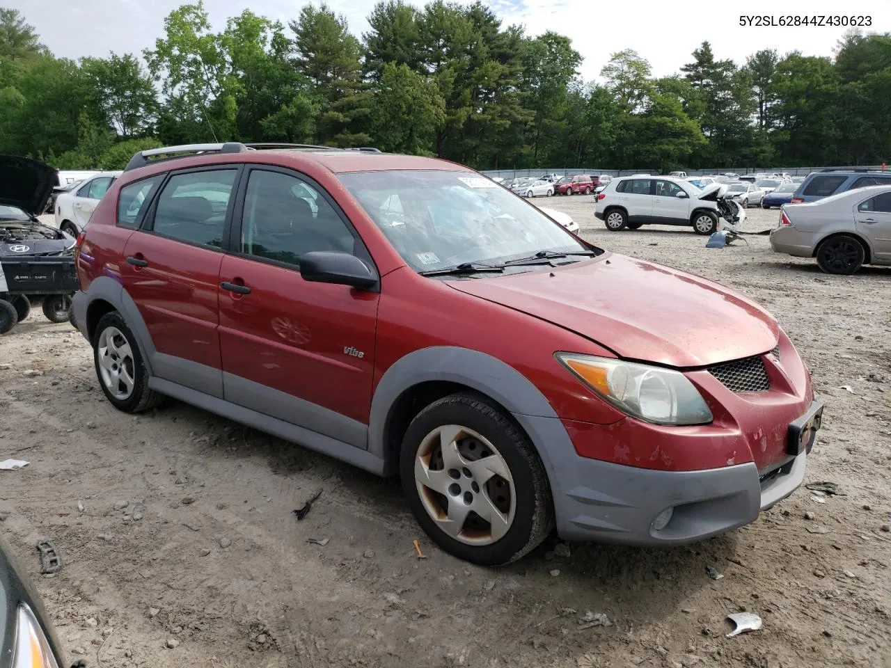 2004 Pontiac Vibe VIN: 5Y2SL62844Z430623 Lot: 58171434