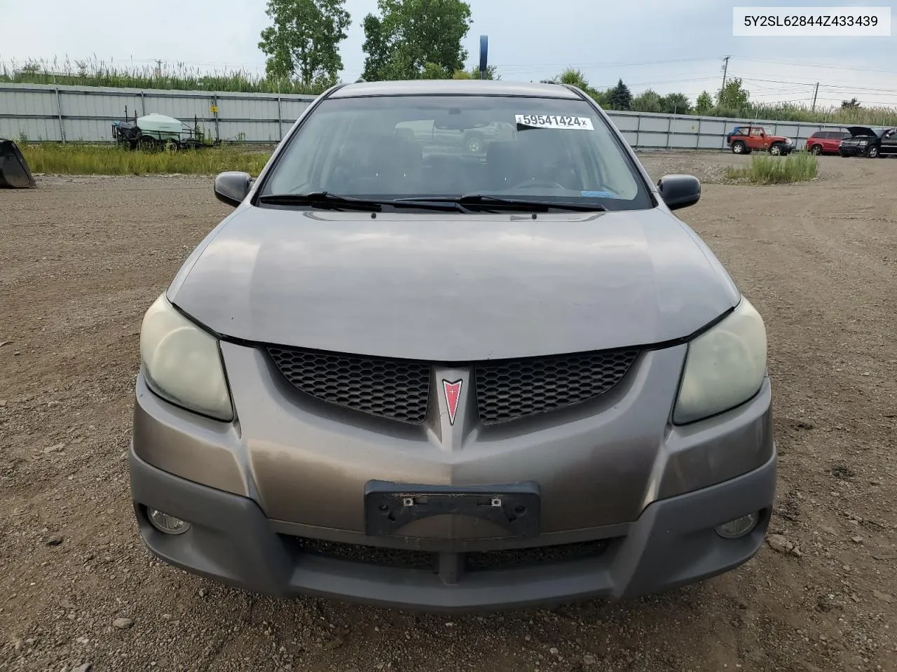 2004 Pontiac Vibe VIN: 5Y2SL62844Z433439 Lot: 59541424