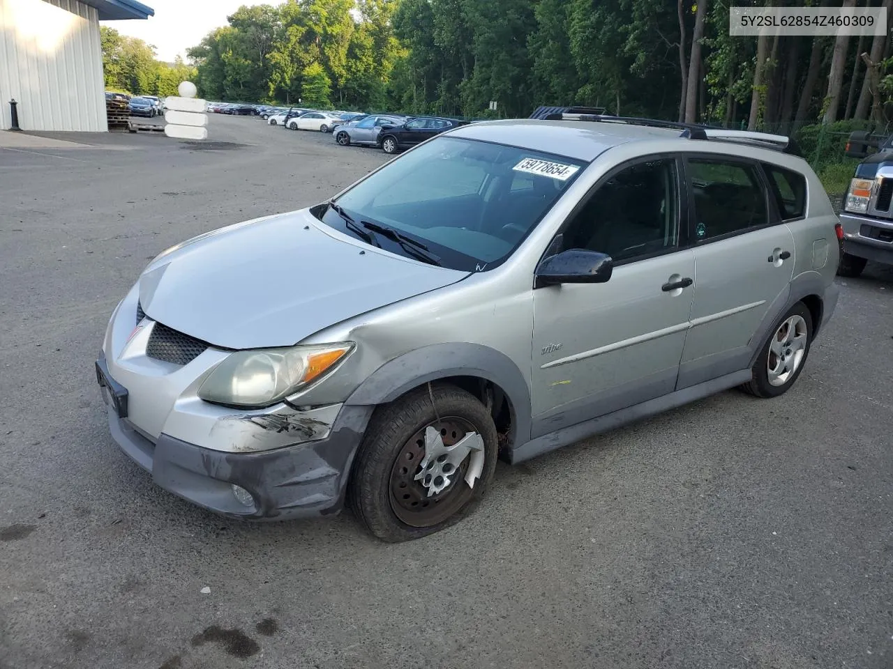 2004 Pontiac Vibe VIN: 5Y2SL62854Z460309 Lot: 59778654