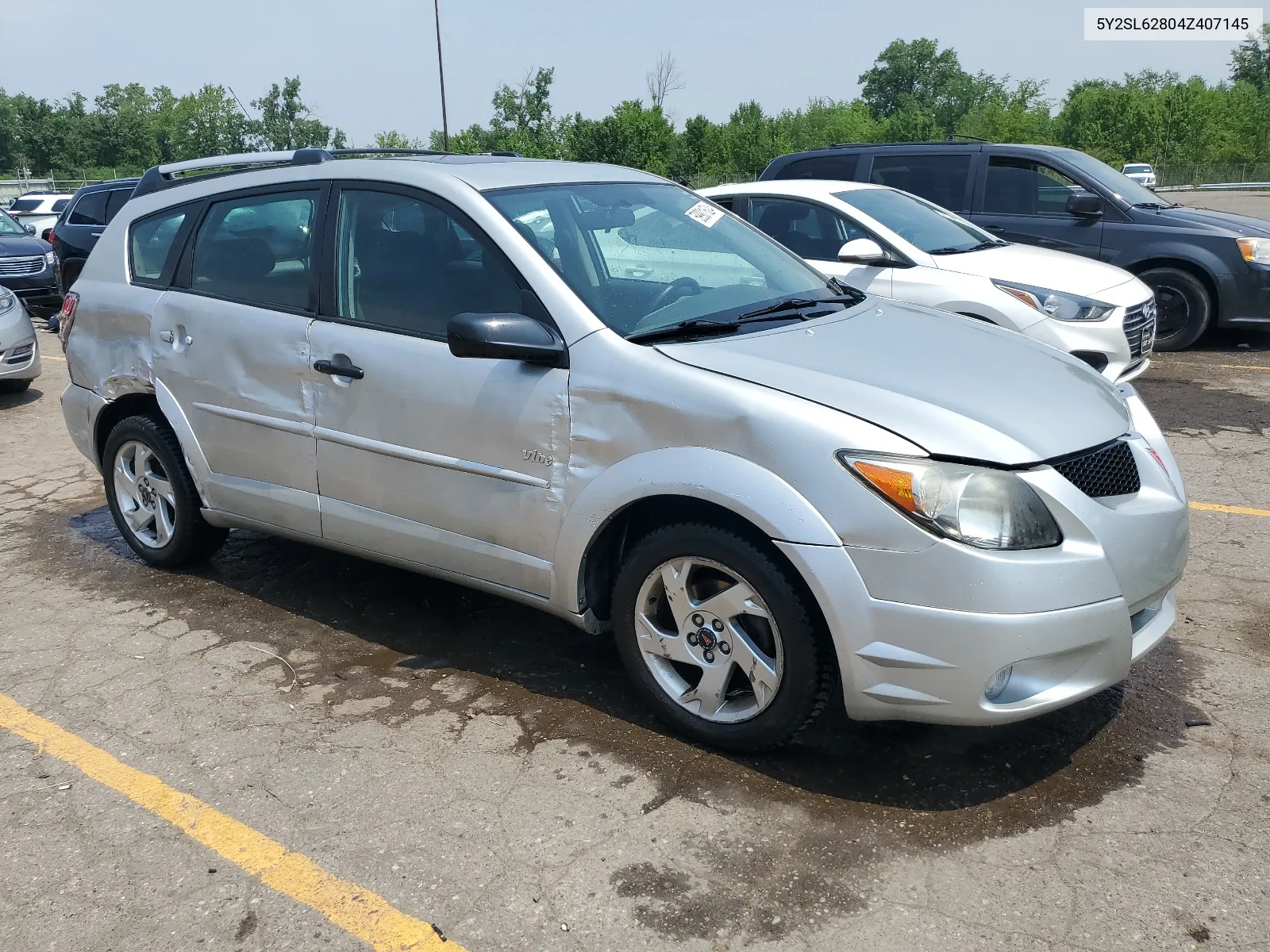 2004 Pontiac Vibe VIN: 5Y2SL62804Z407145 Lot: 59901624