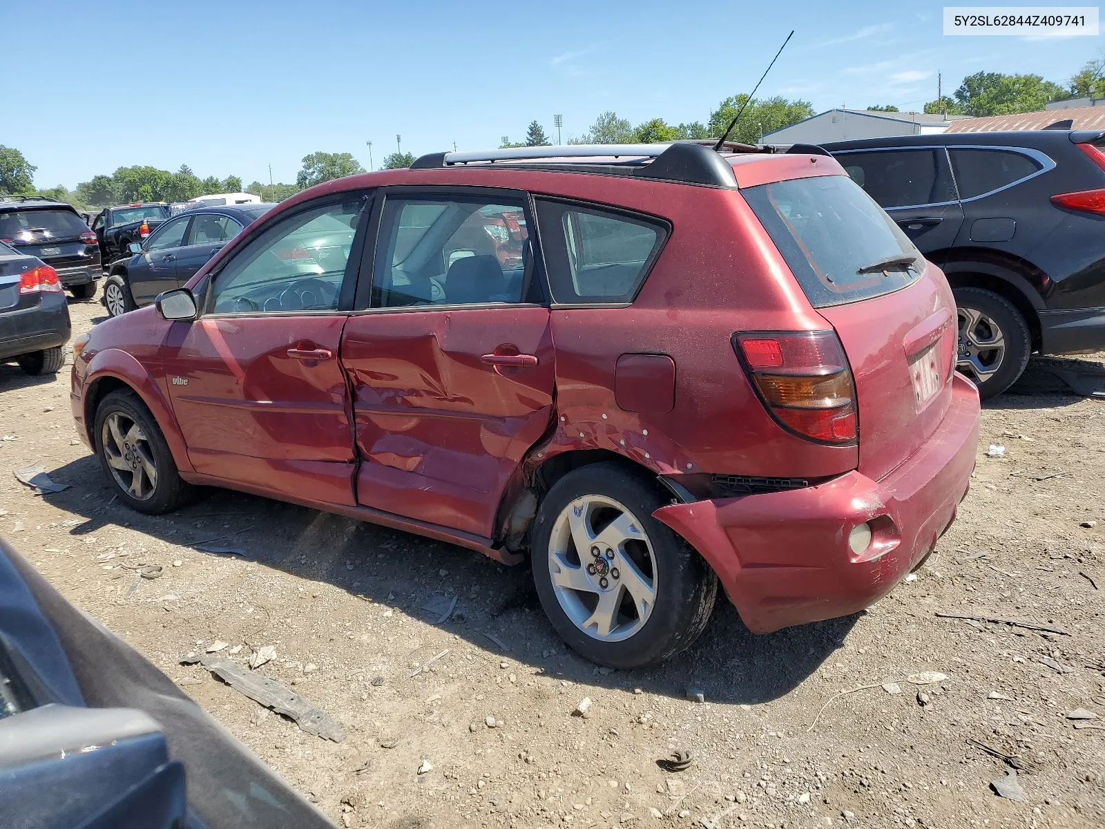 2004 Pontiac Vibe VIN: 5Y2SL62844Z409741 Lot: 60713774