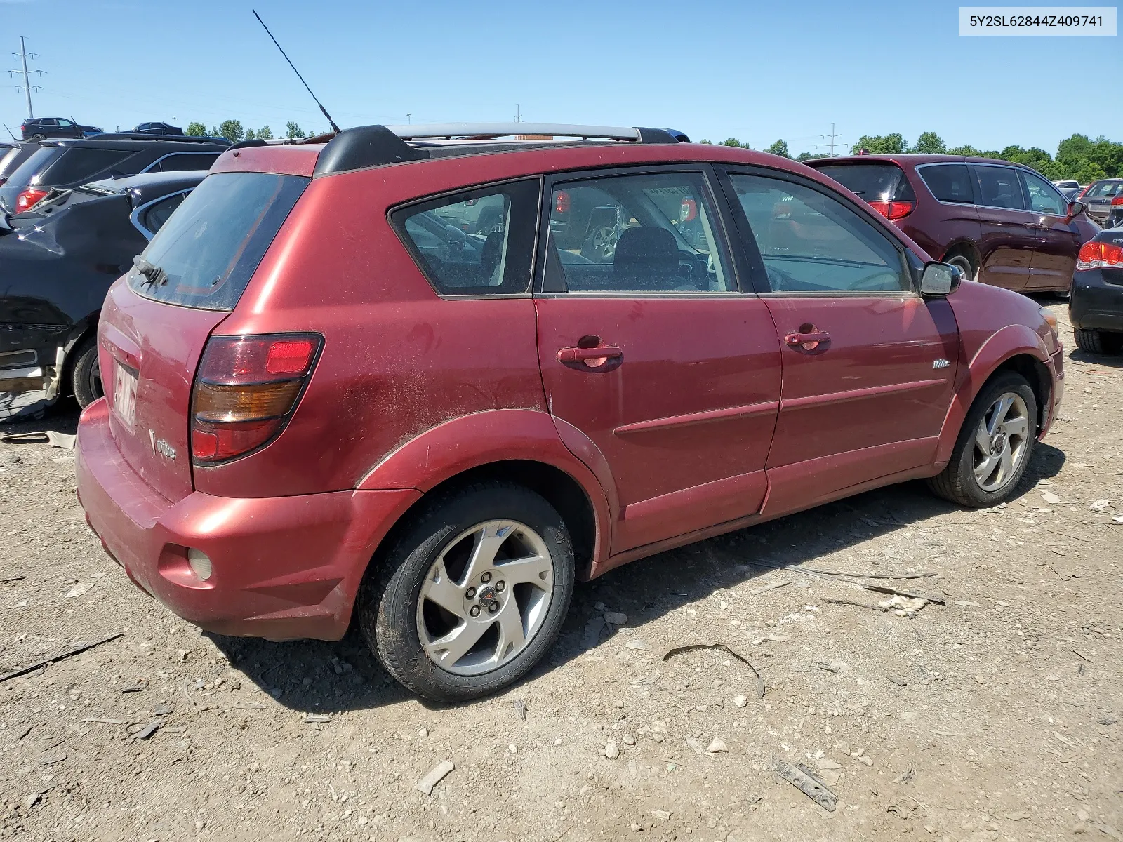 2004 Pontiac Vibe VIN: 5Y2SL62844Z409741 Lot: 60713774