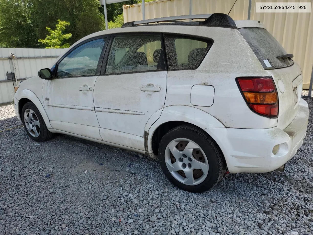 2004 Pontiac Vibe VIN: 5Y2SL62864Z451926 Lot: 61274604