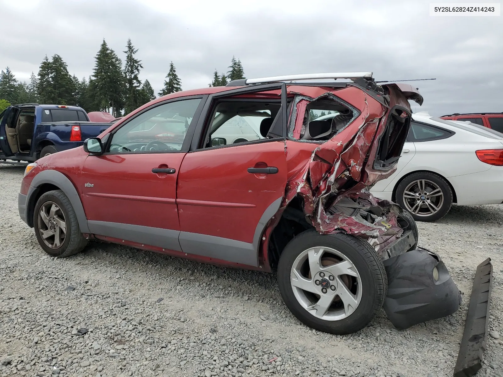 2004 Pontiac Vibe VIN: 5Y2SL62824Z414243 Lot: 61501924