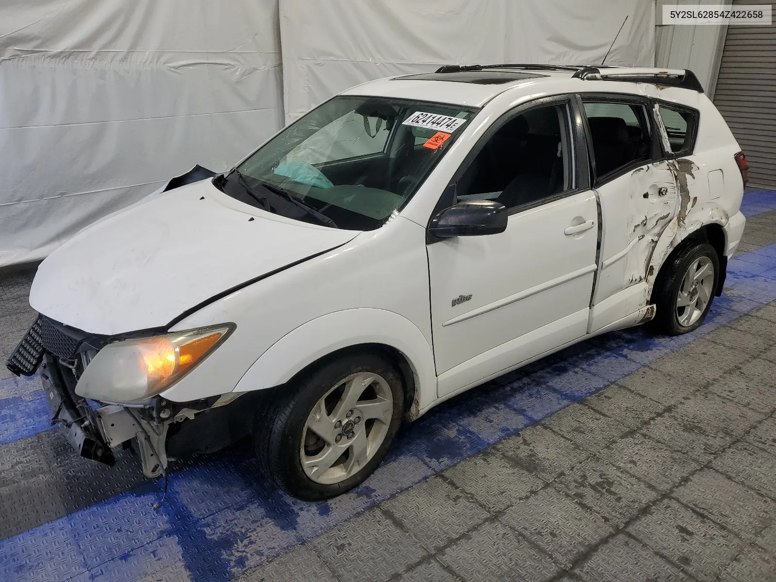 2004 Pontiac Vibe VIN: 5Y2SL62854Z422658 Lot: 62414474