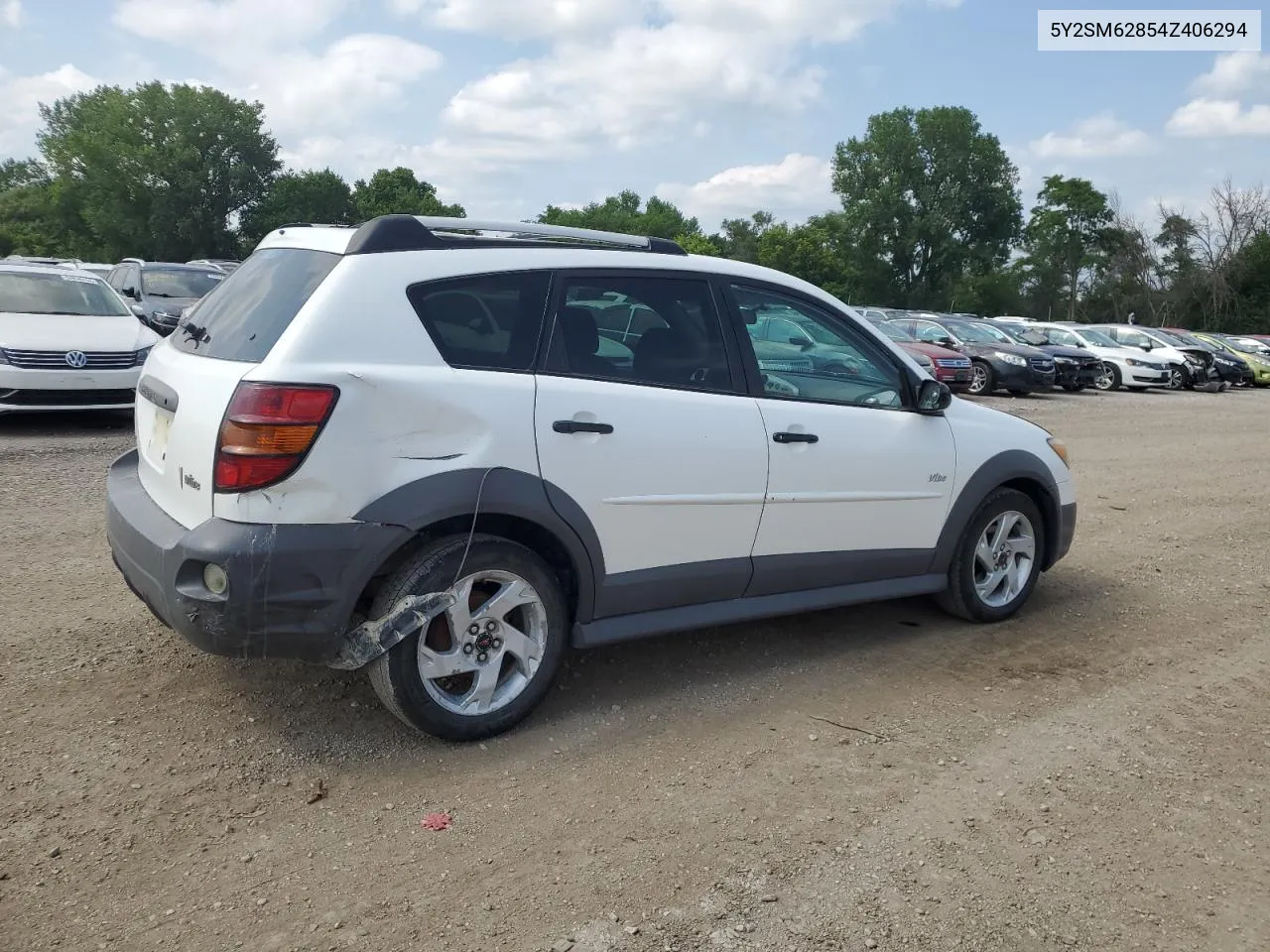 2004 Pontiac Vibe VIN: 5Y2SM62854Z406294 Lot: 63020754