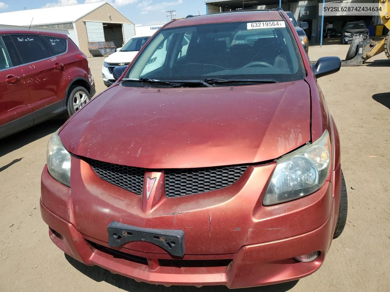 2004 Pontiac Vibe VIN: 5Y2SL62874Z434634 Lot: 63219564