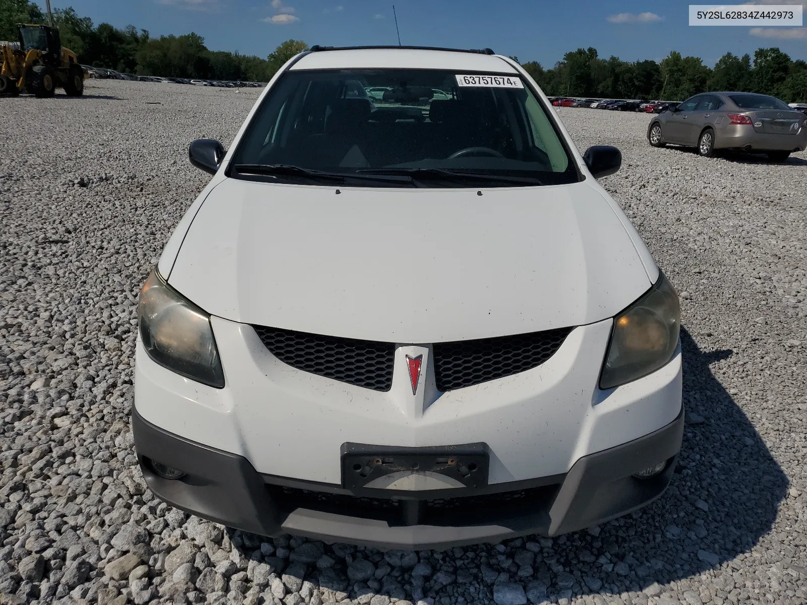 2004 Pontiac Vibe VIN: 5Y2SL62834Z442973 Lot: 63757674