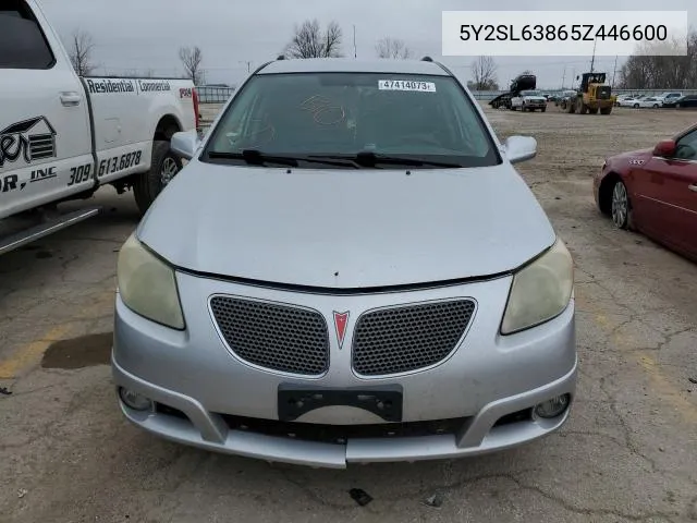 5Y2SL63865Z446600 2005 Pontiac Vibe