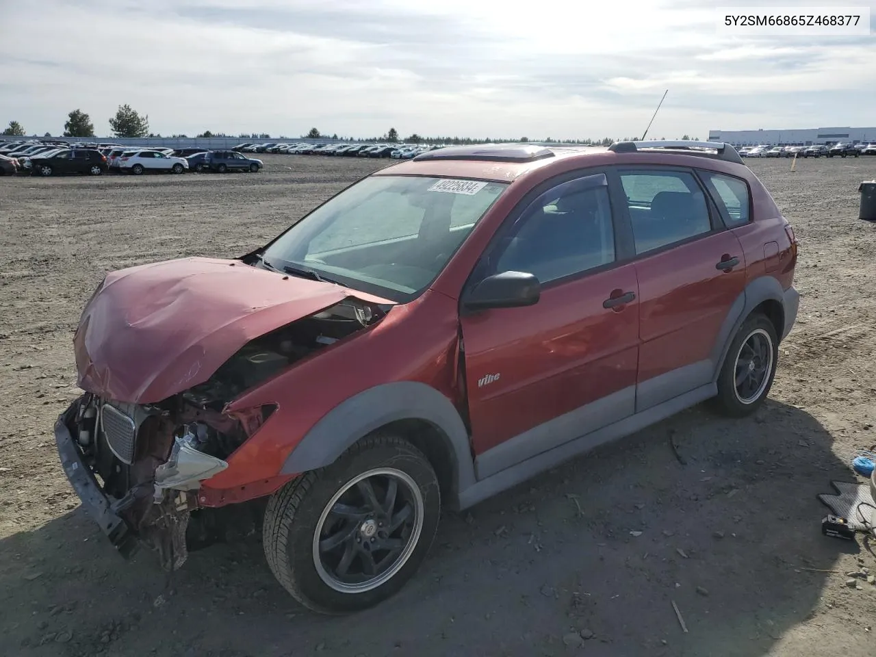 2005 Pontiac Vibe VIN: 5Y2SM66865Z468377 Lot: 49225834