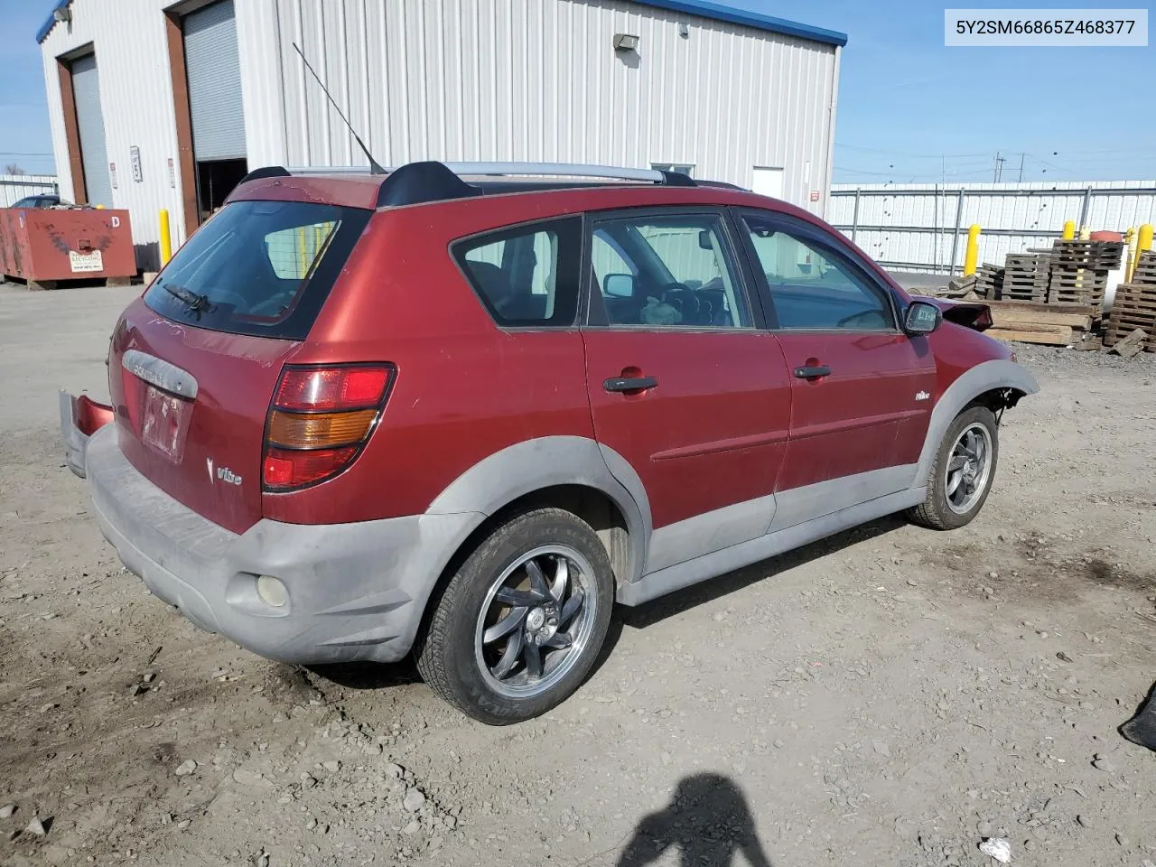 2005 Pontiac Vibe VIN: 5Y2SM66865Z468377 Lot: 49225834