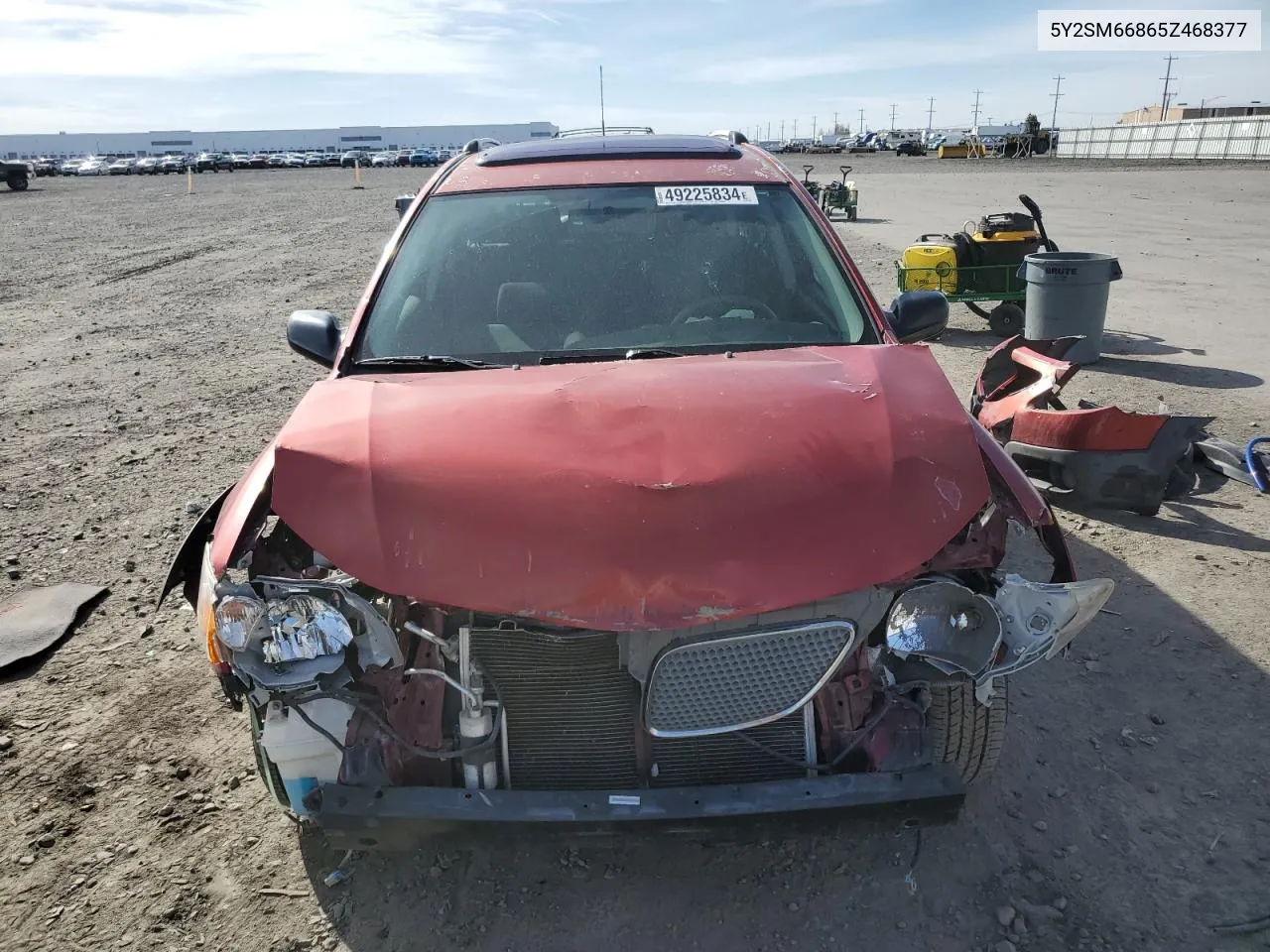 2005 Pontiac Vibe VIN: 5Y2SM66865Z468377 Lot: 49225834