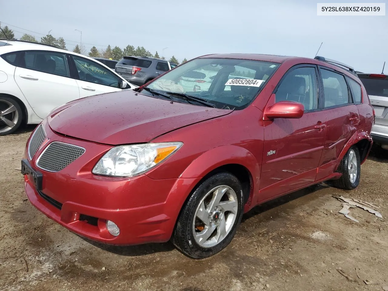 2005 Pontiac Vibe VIN: 5Y2SL638X5Z420159 Lot: 50852804