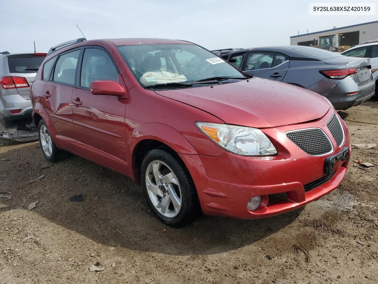 2005 Pontiac Vibe VIN: 5Y2SL638X5Z420159 Lot: 50852804