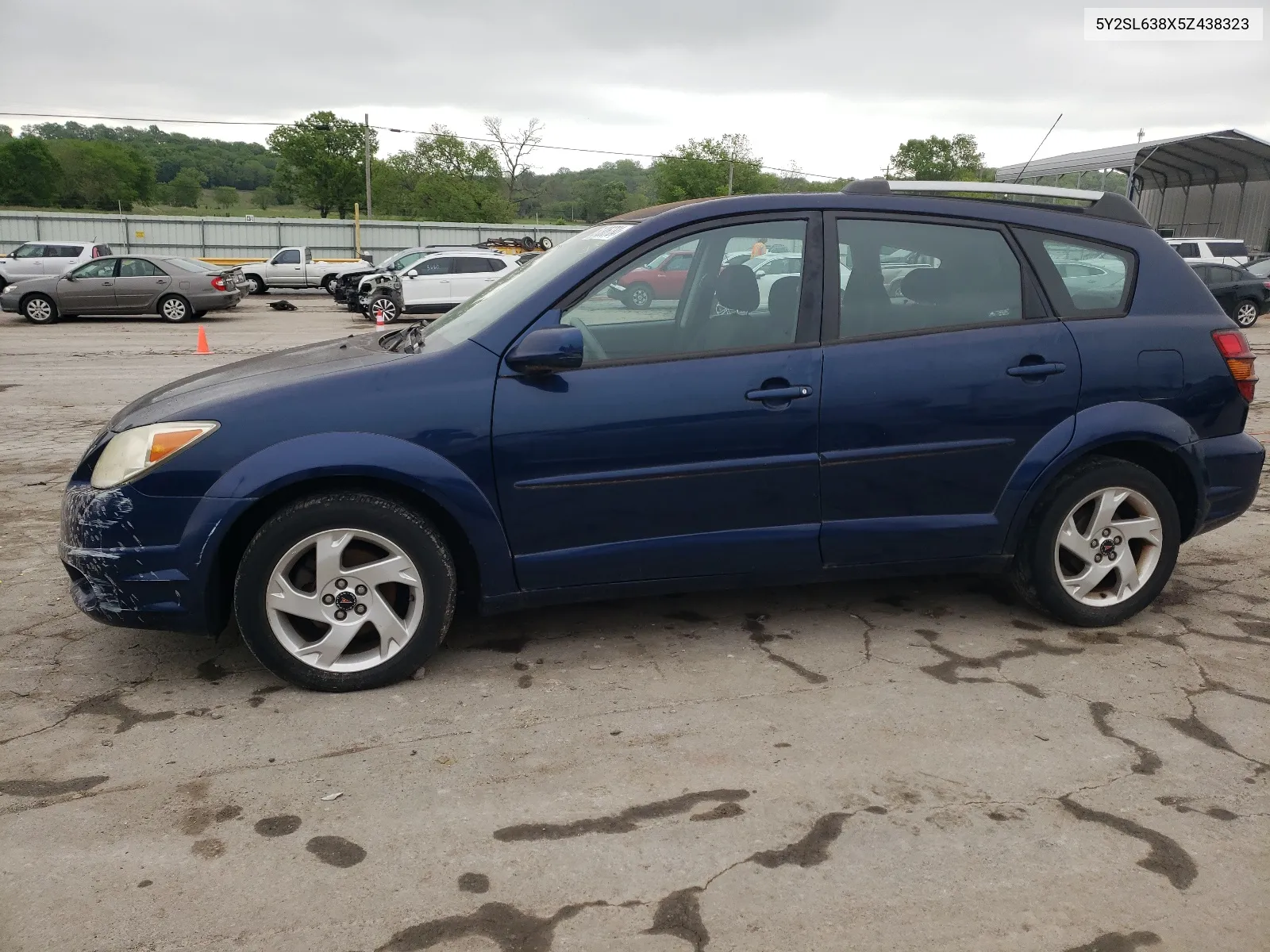 2005 Pontiac Vibe VIN: 5Y2SL638X5Z438323 Lot: 51306784