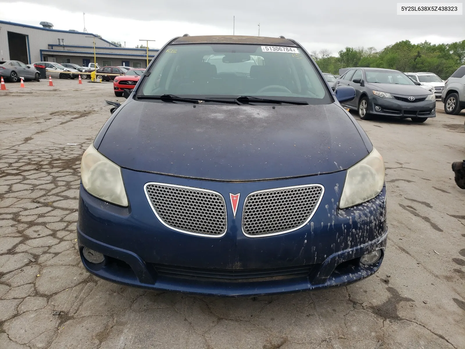 2005 Pontiac Vibe VIN: 5Y2SL638X5Z438323 Lot: 51306784