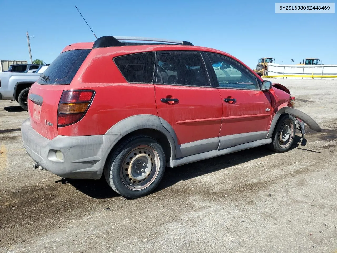 2005 Pontiac Vibe VIN: 5Y2SL63805Z448469 Lot: 52865904