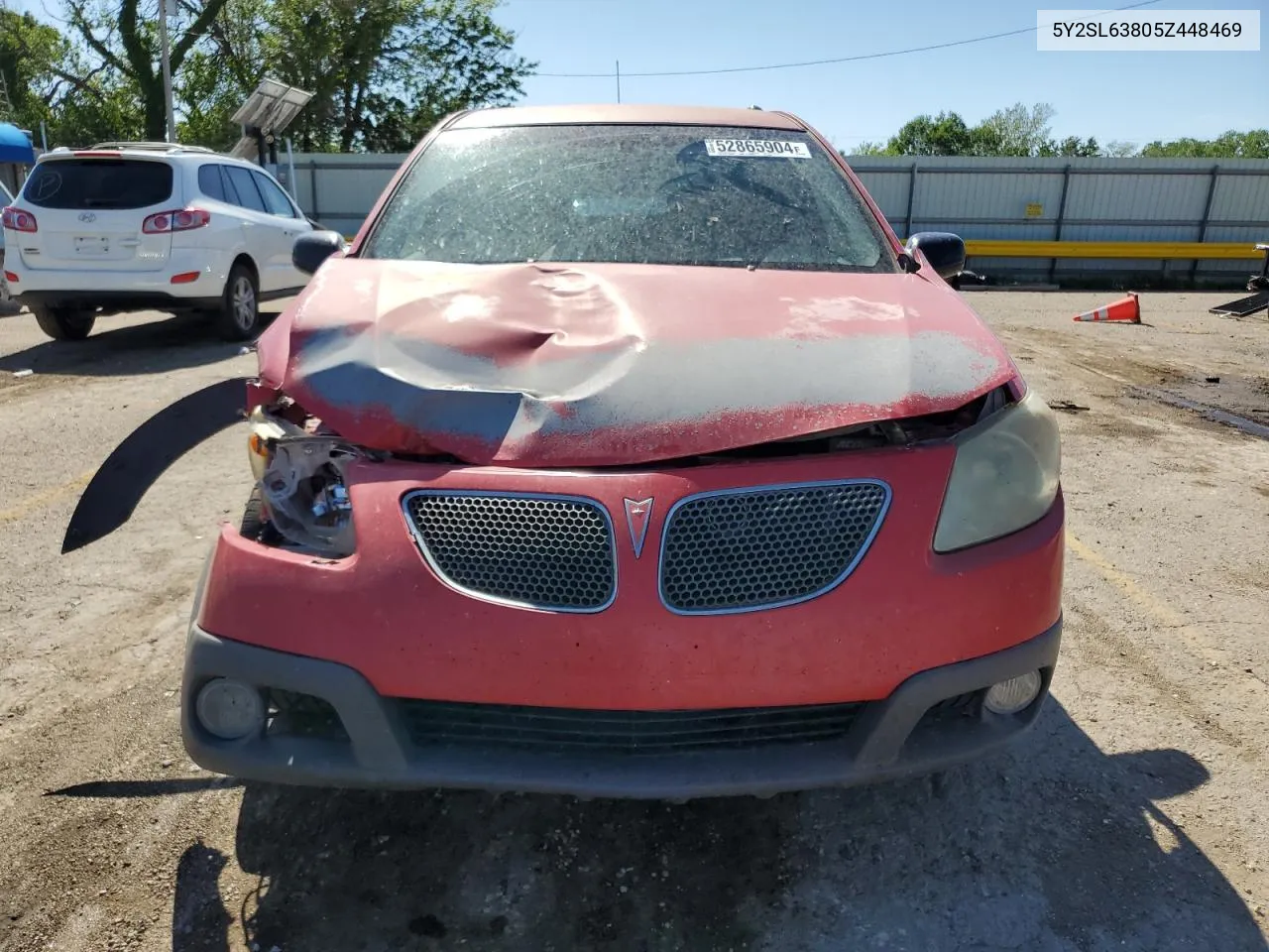 2005 Pontiac Vibe VIN: 5Y2SL63805Z448469 Lot: 52865904