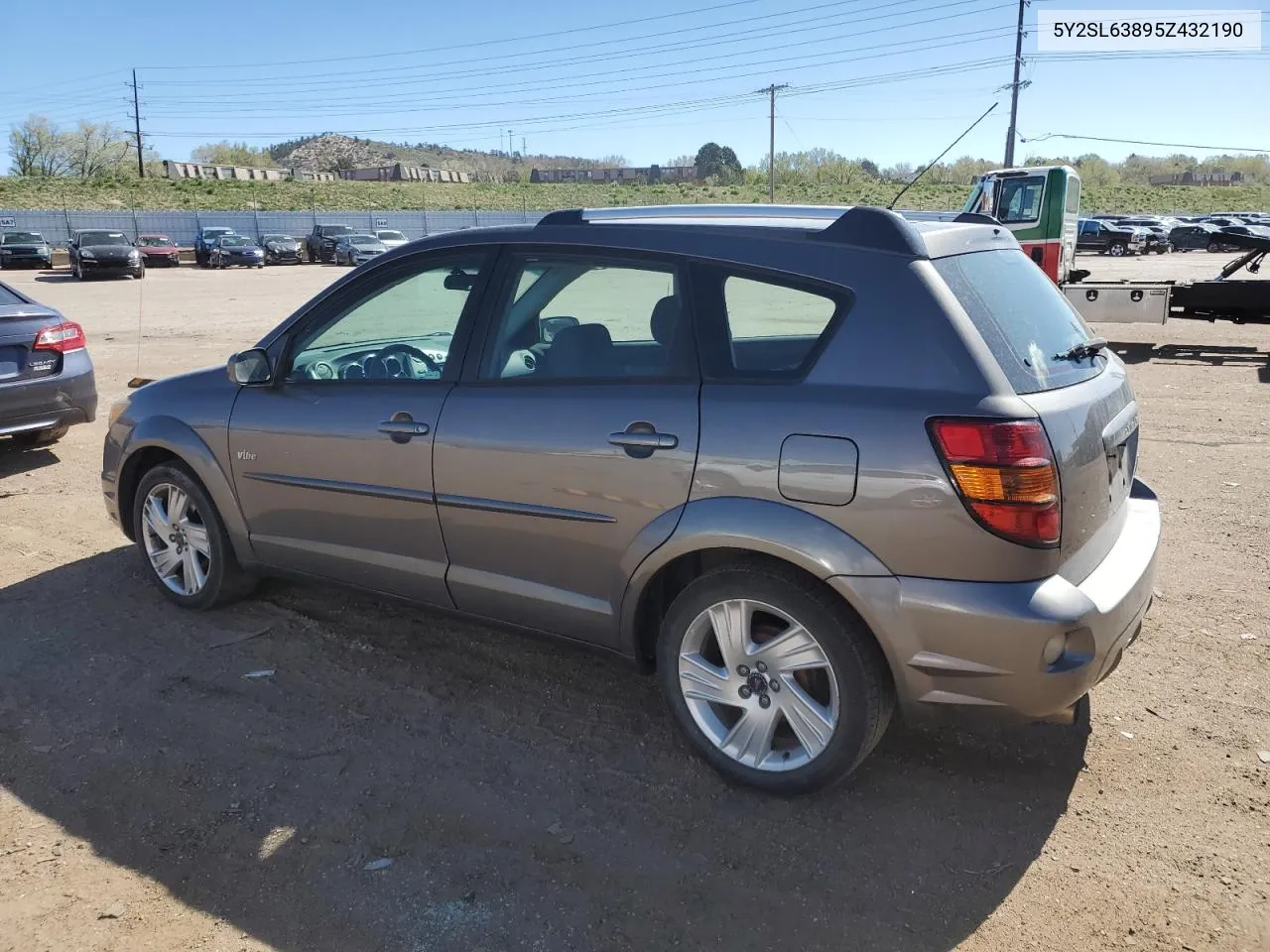 5Y2SL63895Z432190 2005 Pontiac Vibe