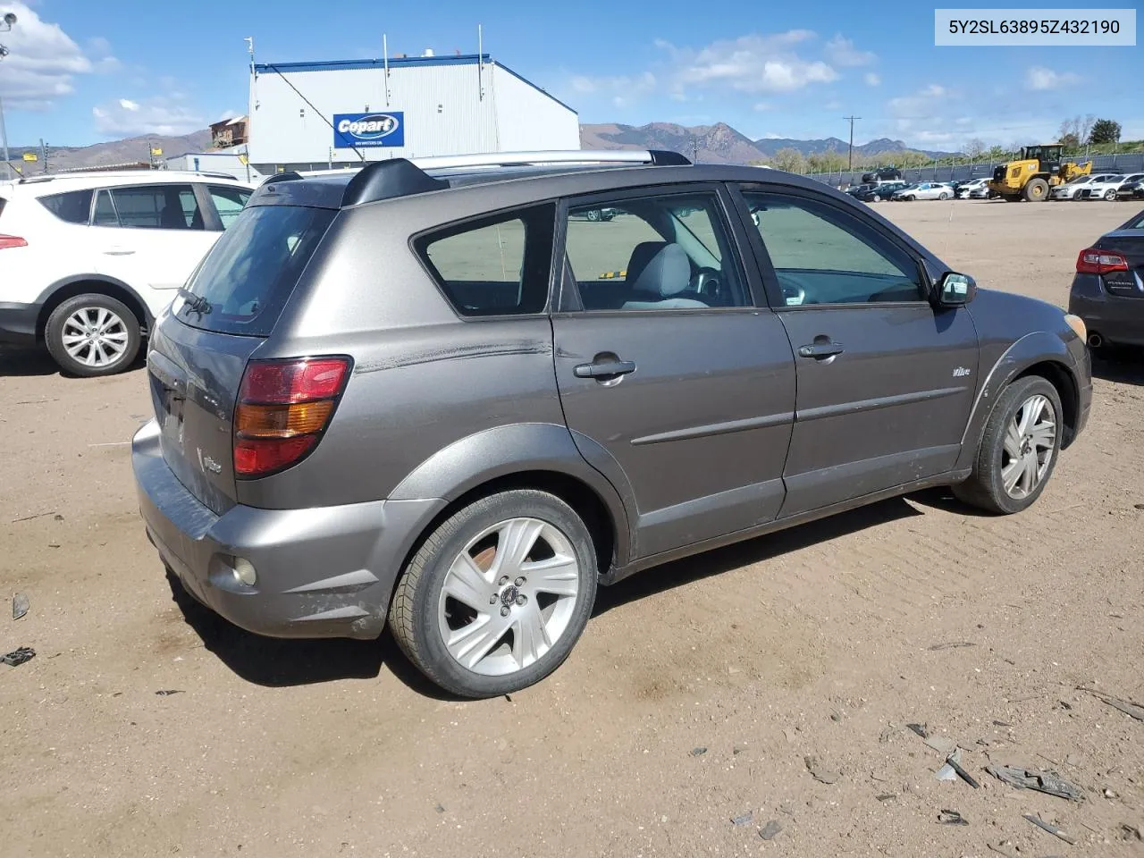 2005 Pontiac Vibe VIN: 5Y2SL63895Z432190 Lot: 53418754