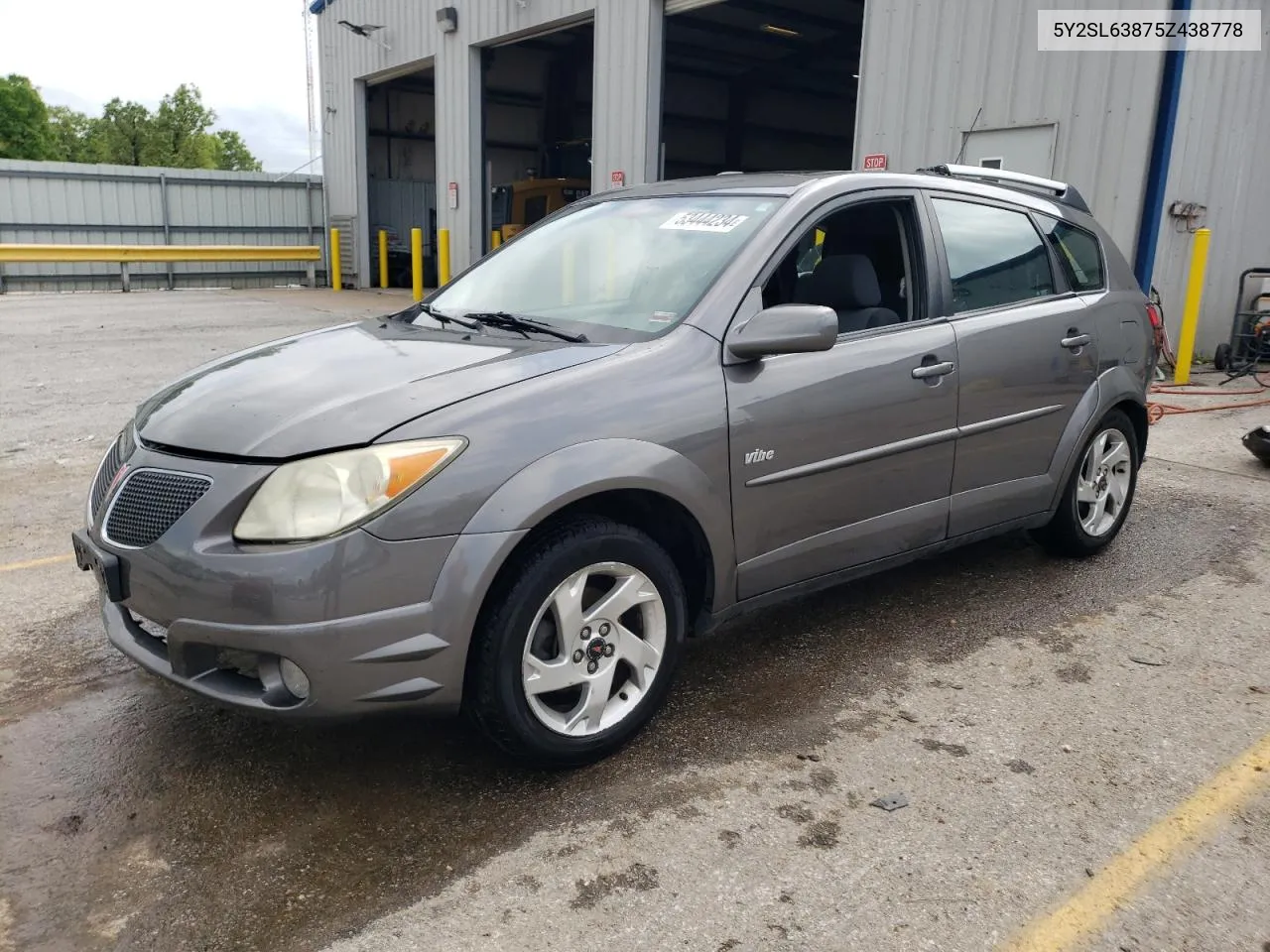 2005 Pontiac Vibe VIN: 5Y2SL63875Z438778 Lot: 53444234