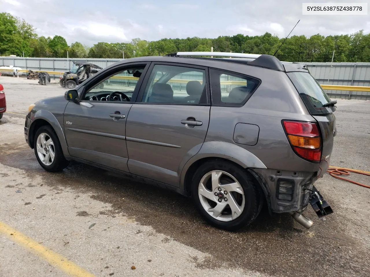 2005 Pontiac Vibe VIN: 5Y2SL63875Z438778 Lot: 53444234