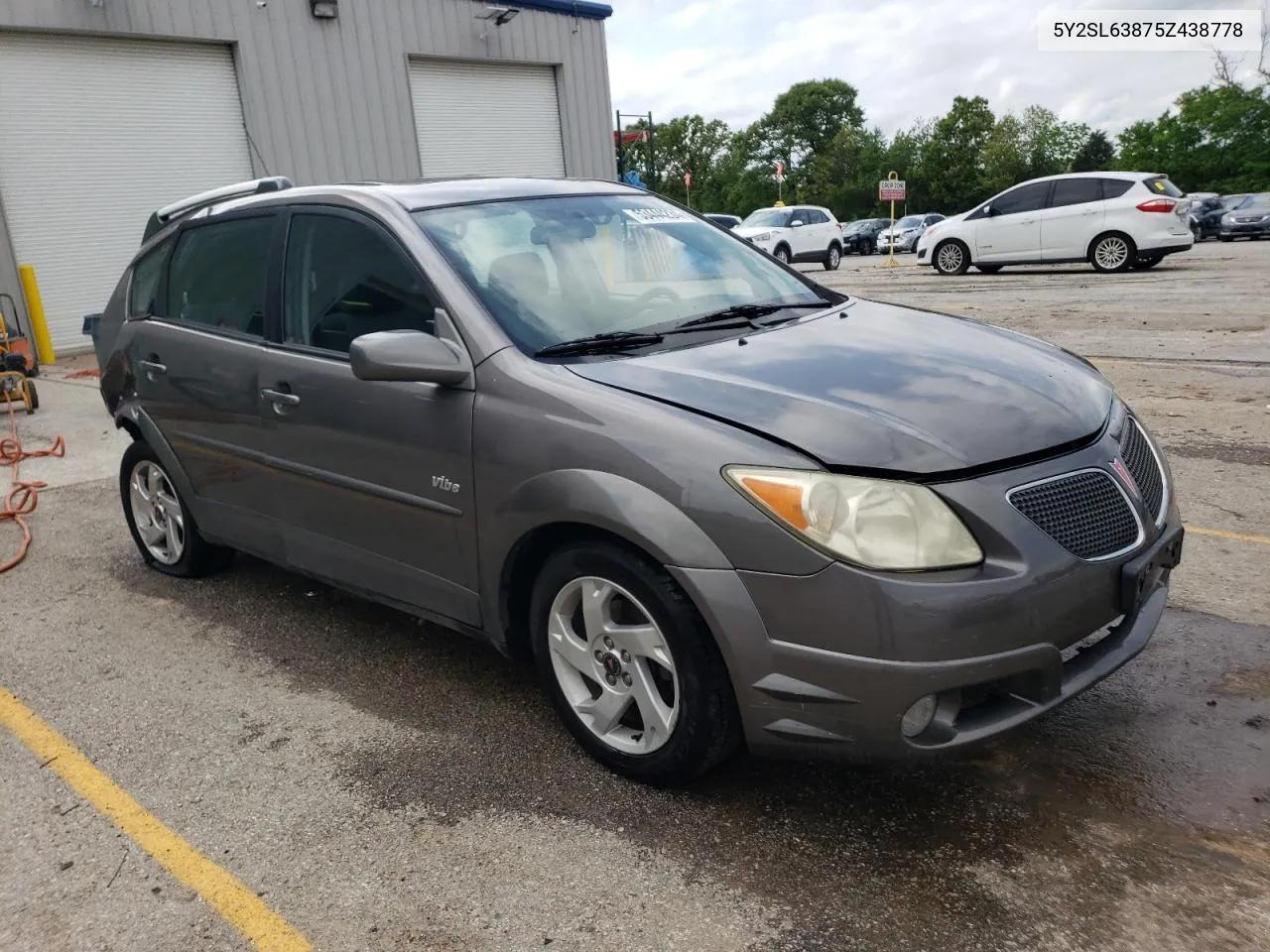 2005 Pontiac Vibe VIN: 5Y2SL63875Z438778 Lot: 53444234