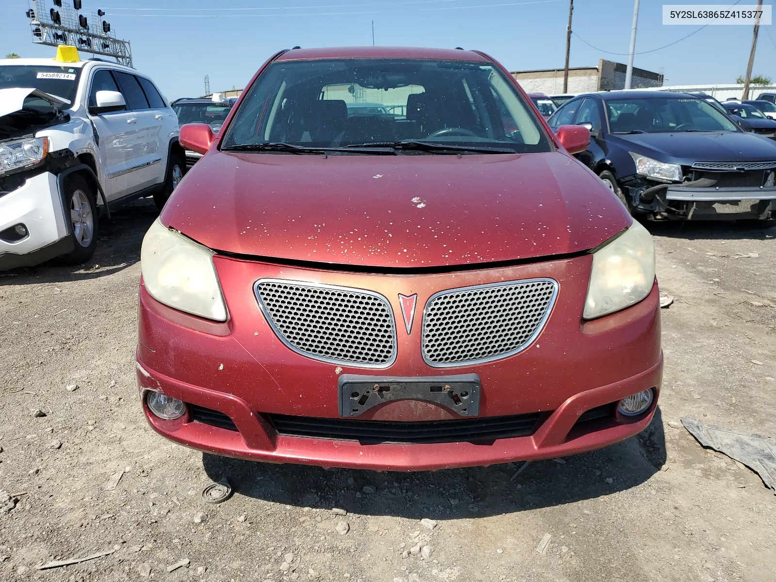 2005 Pontiac Vibe VIN: 5Y2SL63865Z415377 Lot: 54315344