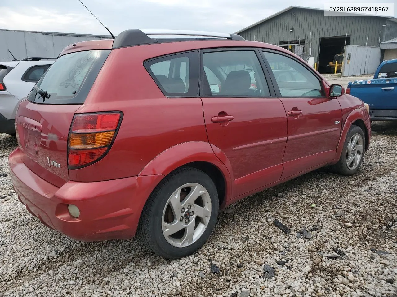 2005 Pontiac Vibe VIN: 5Y2SL63895Z418967 Lot: 54520624