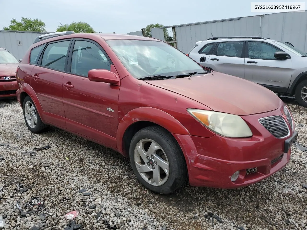 5Y2SL63895Z418967 2005 Pontiac Vibe