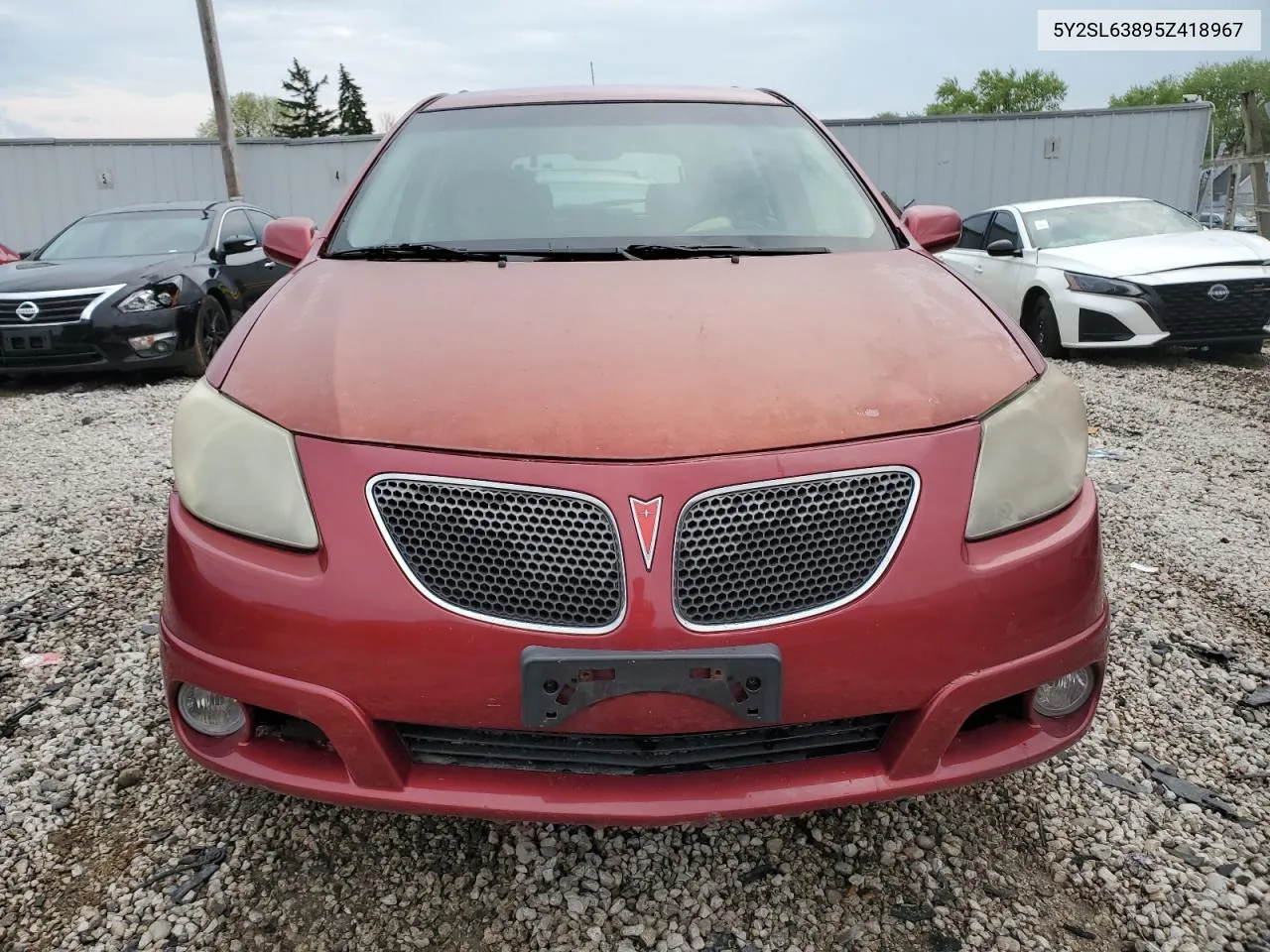 2005 Pontiac Vibe VIN: 5Y2SL63895Z418967 Lot: 54520624