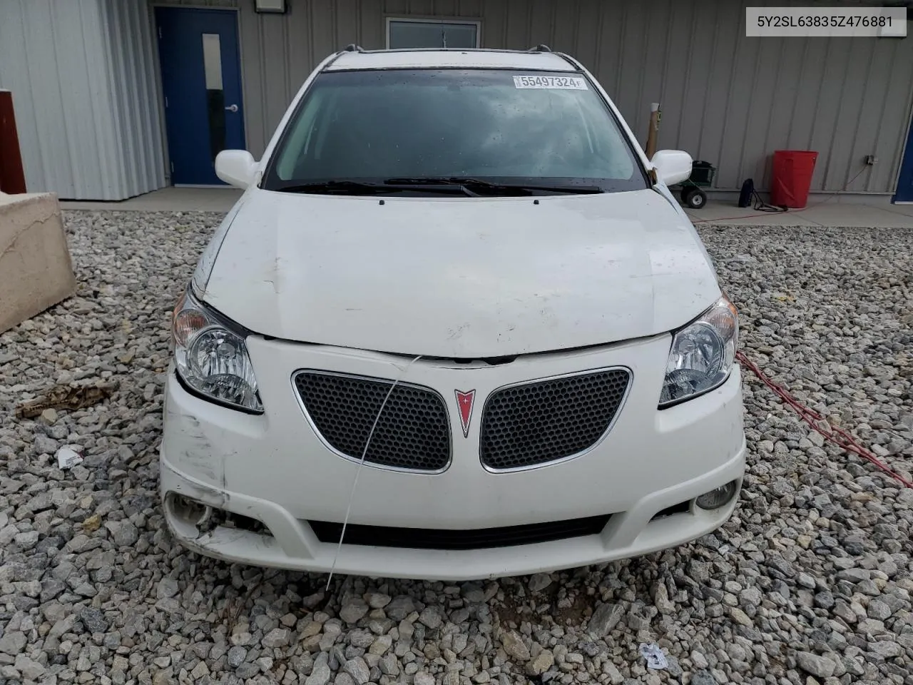 2005 Pontiac Vibe VIN: 5Y2SL63835Z476881 Lot: 55497324