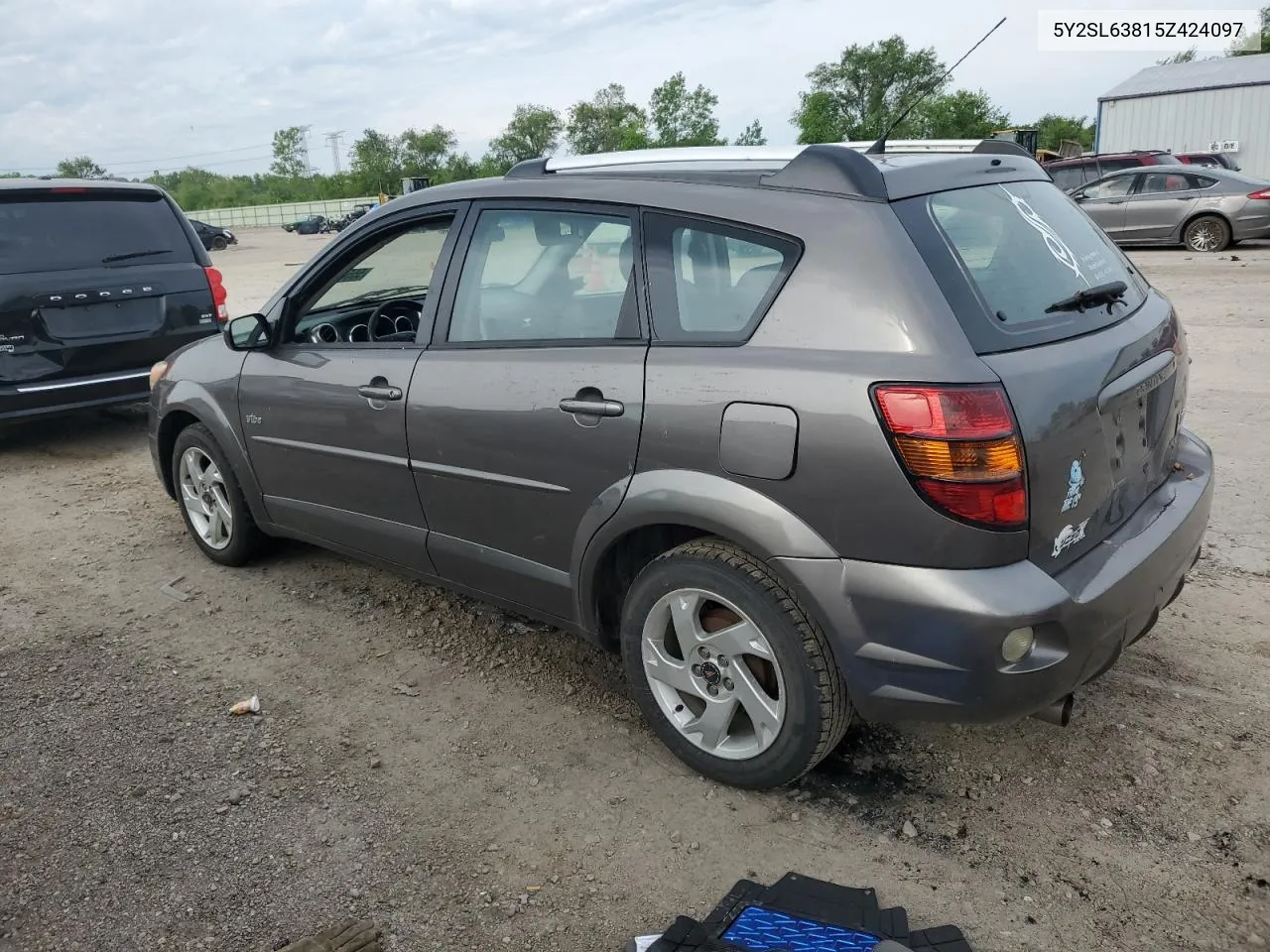 2005 Pontiac Vibe VIN: 5Y2SL63815Z424097 Lot: 55508924