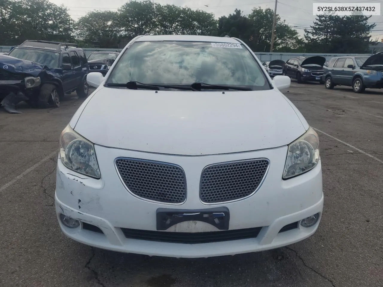 5Y2SL638X5Z437432 2005 Pontiac Vibe